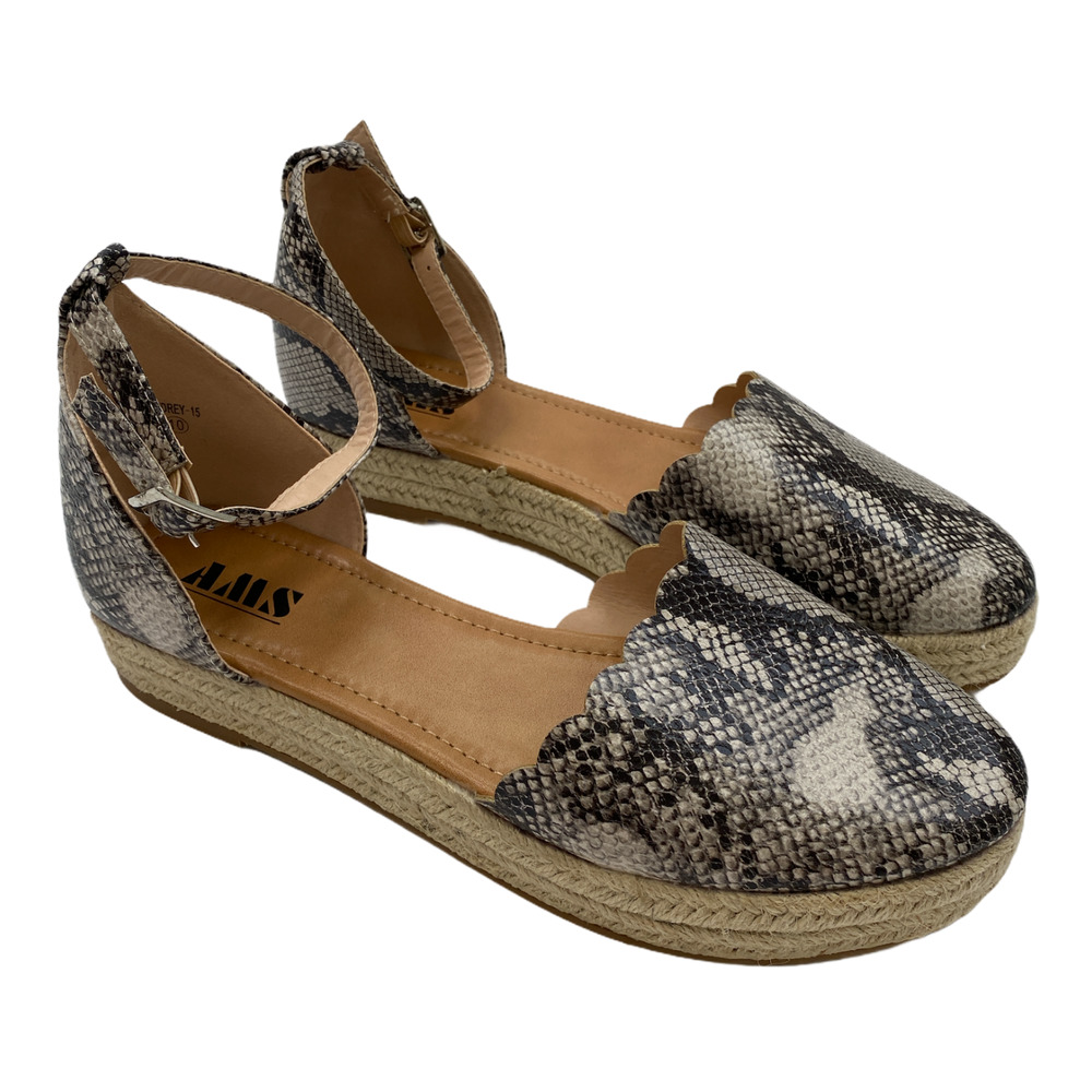 AMS Snake AUDREY-15 Espadrille Shoe Sz10